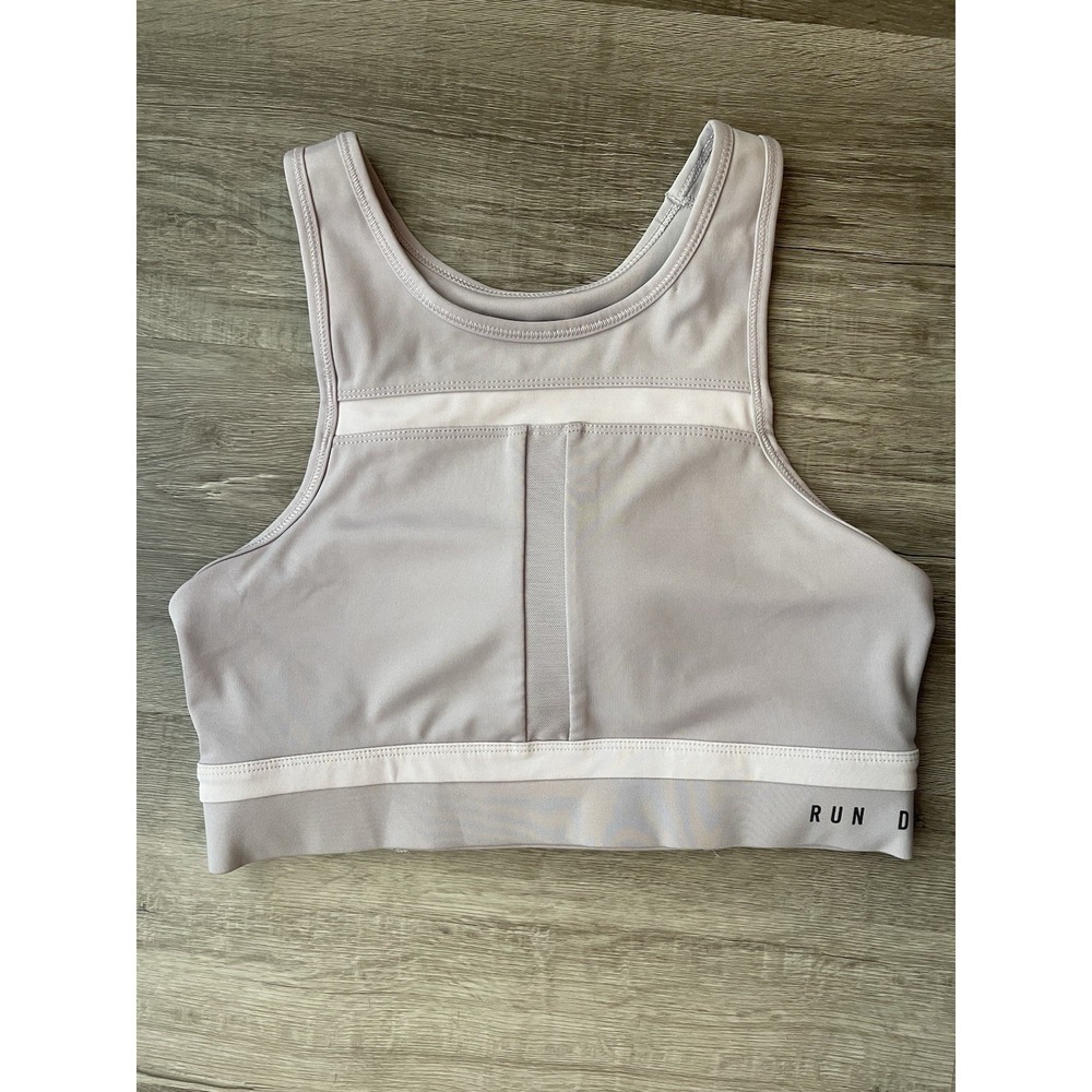 Nike Run Dvn Womens Sports Bra Padded Inserts Breathable Mesh Back Size Small